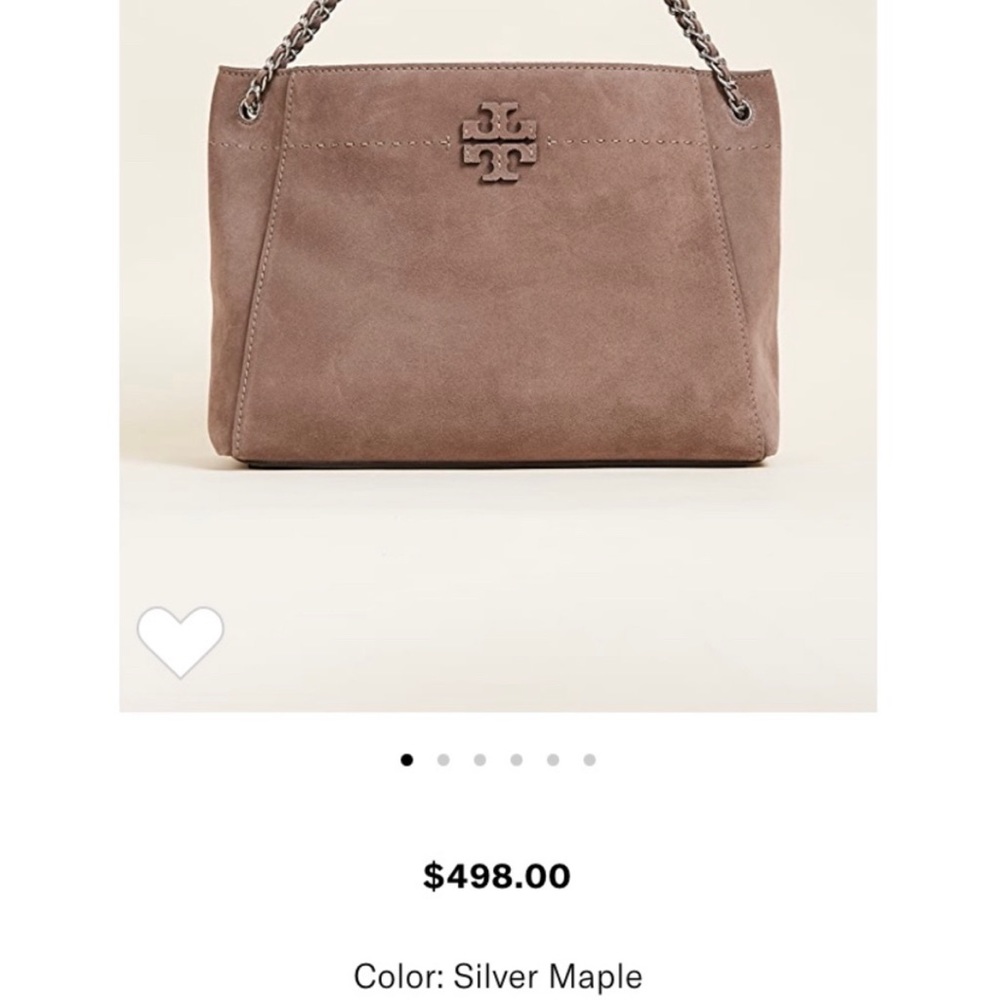 COPY - Tory Burch McGraw Suede Chain Slouchy Purse